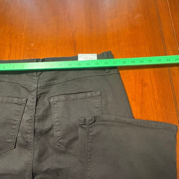 Curve Appeal Black Jeans Size 16/33 NWT - Picture 4 of 5